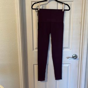 Elietian plum leggings.  High waist.  One size.